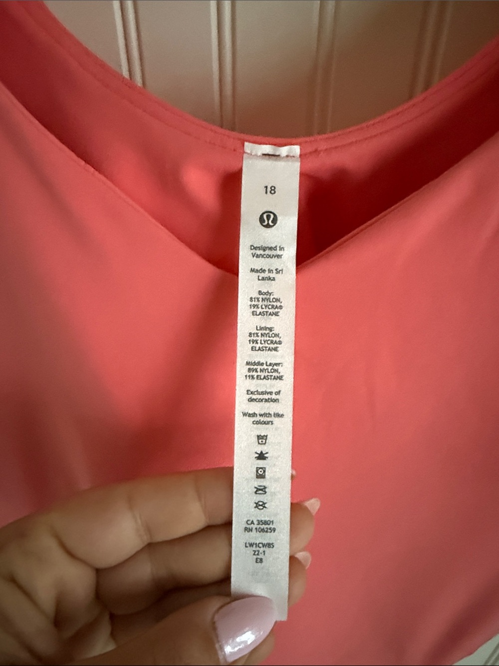 Lululemon Align Tank Top NWT Raspberry Cream - Picture 5 of 9